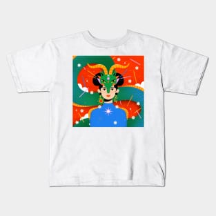 2024 Year of the Dragon illustration Kids T-Shirt